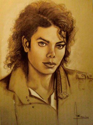 Michael Jackson, obra de Miguel Salich